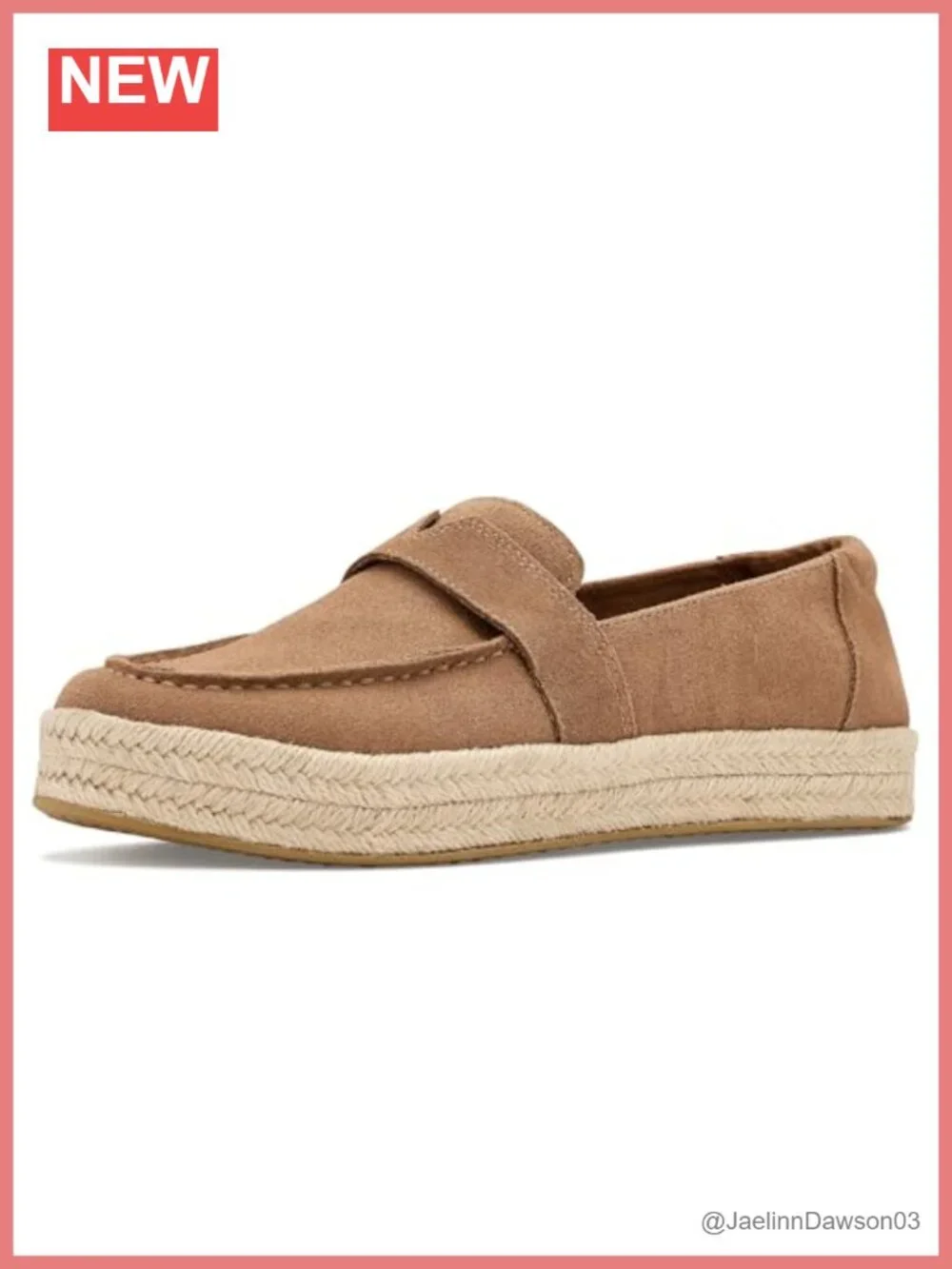 TOMS Blakely Flatform Loafer Suede Slip-On Women's Shoes